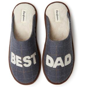 Dearfoams Men’s Dad’s Scuff Slipper(Pavement)