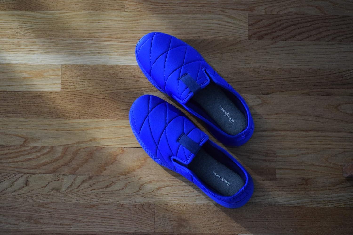 imageDearfoams Mens Andy Water Resistant Lightweight Clog SlipperOcean Blue