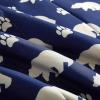 Dearfoams 4 Piece Mama BearComforter Set Includes a Comforter,Throw and 2 Eyemasks, Red Bear, Full, 76″x86″(Navy Bear)