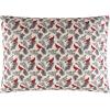 Dearfoams 7 Piece Super Soft Bed in a Bag Bedding Set, Black and White, Queen(Red Tartan)