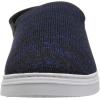 Dearfoams Men’s Knit Fold Down Closed Back Slipper(Navy Blazer)