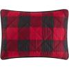 Dearfoams Super Soft Quilt Set with Diamond Stitching, Reindeer, Full/Queen(Red)