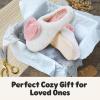 Dearfoams womens Cozy Rosie Cuties Plush Fuzzy Giftable House Shoes With Memory Foam(Lovely)