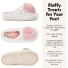 Dearfoams womens Cozy Rosie Cuties Plush Fuzzy Giftable House Shoes With Memory Foam(Lovely)