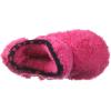 Dearfoams Unisex-Child Kid’s Pile Bootie with Mixed Material Trim Slipper(Paradise Pink)