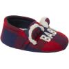 Dearfoams unisex-baby Baby Bear(Red/Navy)