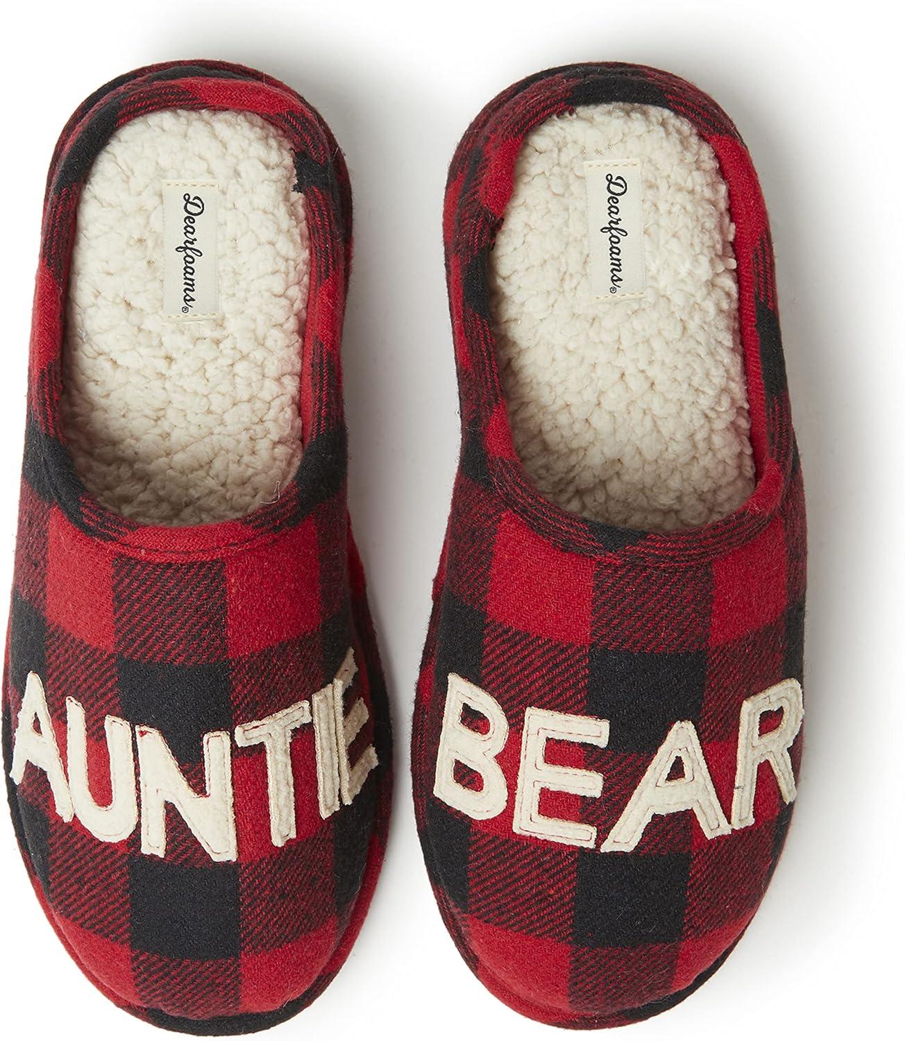 imageDearfoams Womens Mama Bear SlipperBuffalo Plaid