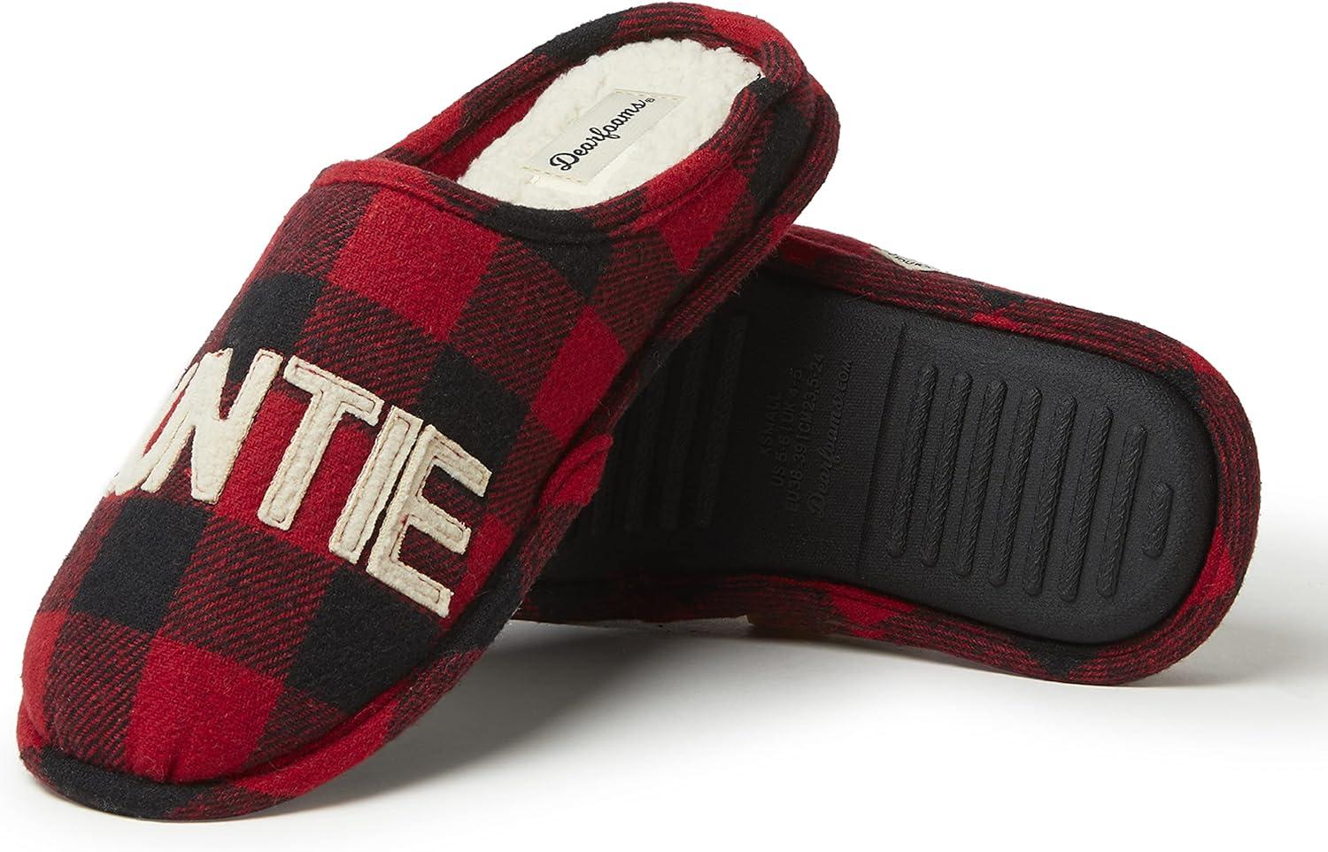 imageDearfoams Womens Mama Bear SlipperBuffalo Plaid