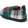 Dearfoams Baby Bear Boys Girls Plaid Memory Foam Slippers(Green Red)