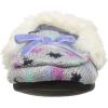 Dearfoams Unisex-Child Patterned Sweater Knit Moc(Iceberg)