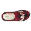 Dearfoams Women’s Mama Bear Slipper(Buffalo Plaid)