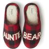 Dearfoams Women’s Mama Bear Slipper(Buffalo Plaid)