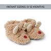 Dearfoams unisex-baby Matching Family Holiday Christmas Reindeer & Turkey Scuff(Baby Reindeer)