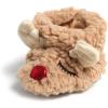 Dearfoams unisex-baby Matching Family Holiday Christmas Reindeer & Turkey Scuff(Baby Reindeer)