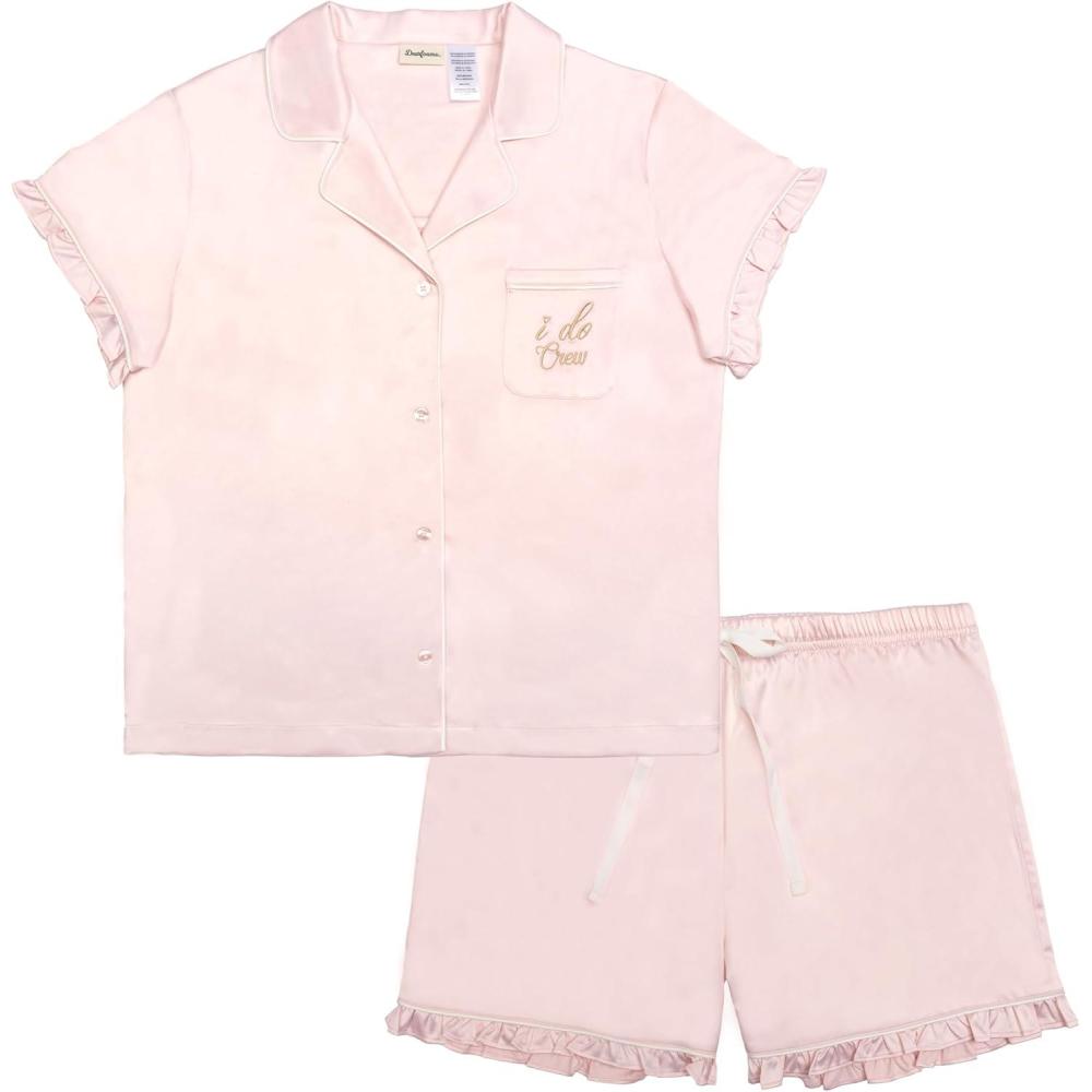 imageDearfoams womens 2piece Standardfit Pajama Set Soft amp Comfortable Nightwear for AdultsLotus