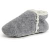 Dearfoams Baby Bootie Slipper(Light Heather Grey)