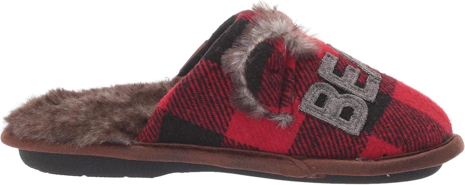 imageDearfoams unisexchild Gifts for Kids Matching Christmas Holiday Lil Bear and Baby BearRed Plaid