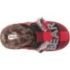 Dearfoams unisex-child Gifts for Kids Matching Christmas Holiday Lil Bear and Baby Bear(Red Plaid)