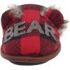 Dearfoams unisex-child Gifts for Kids Matching Christmas Holiday Lil Bear and Baby Bear(Red Plaid)