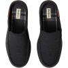Dearfoams Men’s Indoor/Outdoor Breathable Memory Foam Clog Slippers in Black(Charcoal Grey)