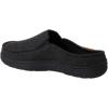 Dearfoams Men’s Indoor/Outdoor Breathable Memory Foam Clog Slippers in Black(Charcoal Grey)