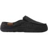 Dearfoams Men’s Indoor/Outdoor Breathable Memory Foam Clog Slippers in Black(Charcoal Grey)