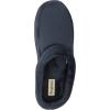 Dearfoams Men’s Microfiber Terry Clog with Memory Foam Slippers (Large, Blue)