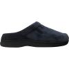 Dearfoams Men’s Microfiber Terry Clog with Memory Foam Slippers (Large, Blue)