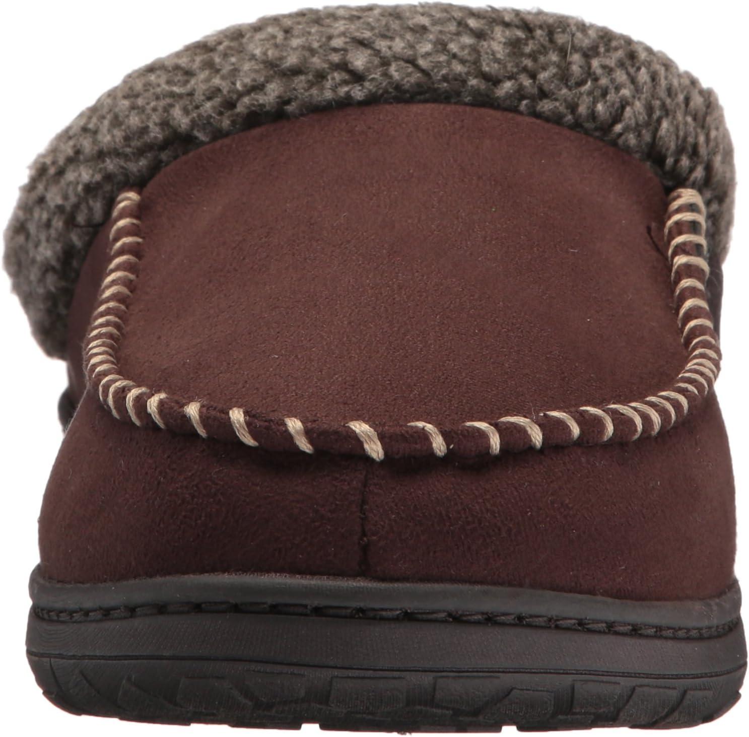 imageDearfoams Mens Clog wWhipstitch amp MF Coffee XLarge 1314 M US