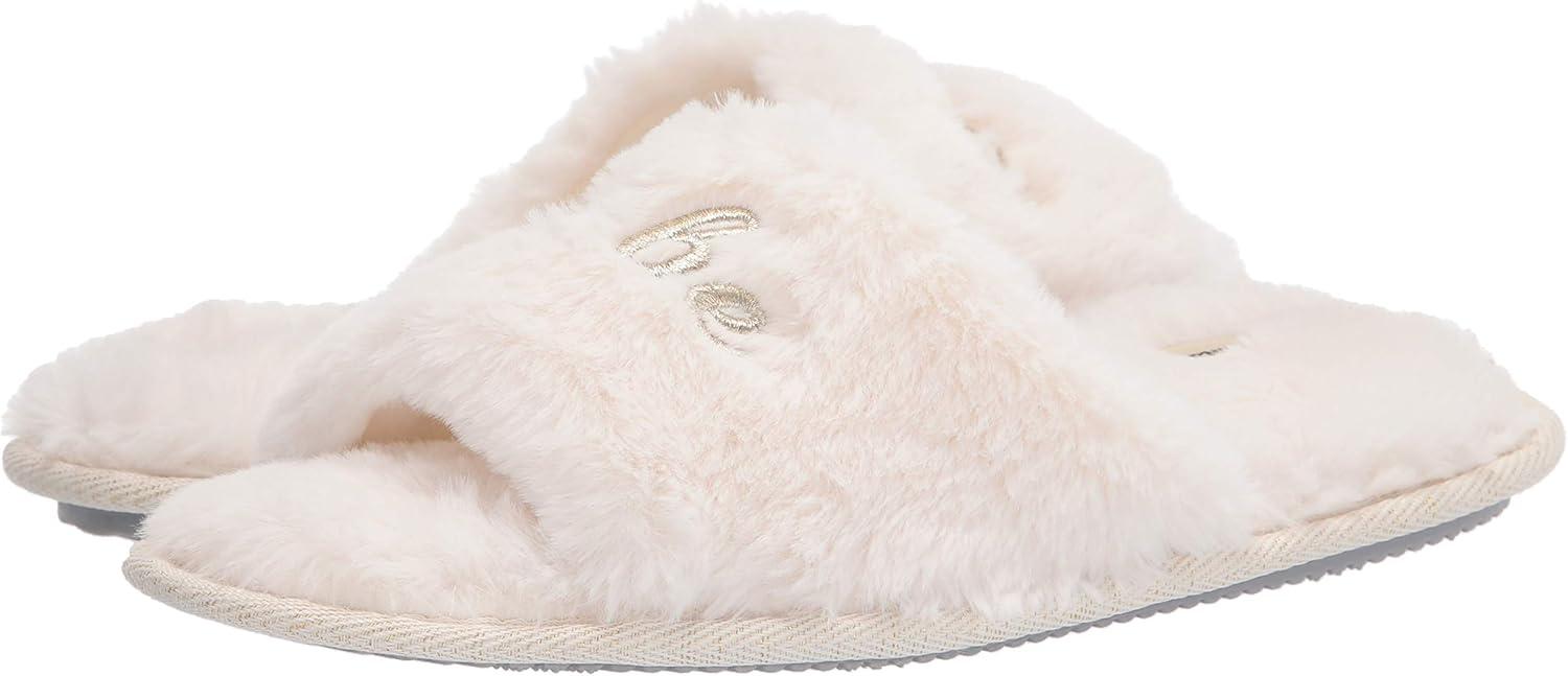 imageDearfoams Womens Giftable I Do amp I Do Crew Bride Slippers for Weddings and Bachelorette PartyWhite