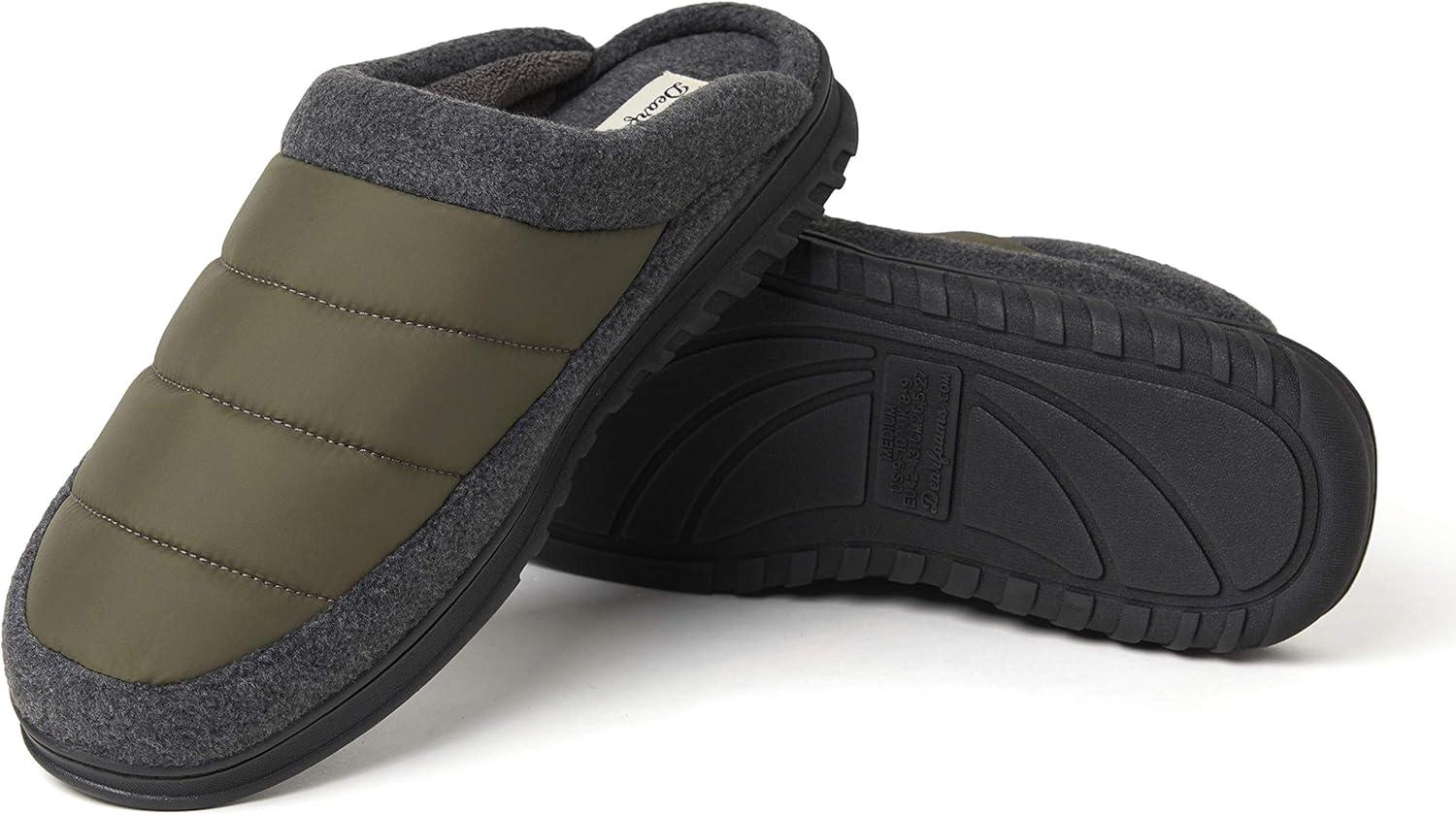 imageDearfoams Womens Ryan Quilted Nylon Clog SlipperLoden