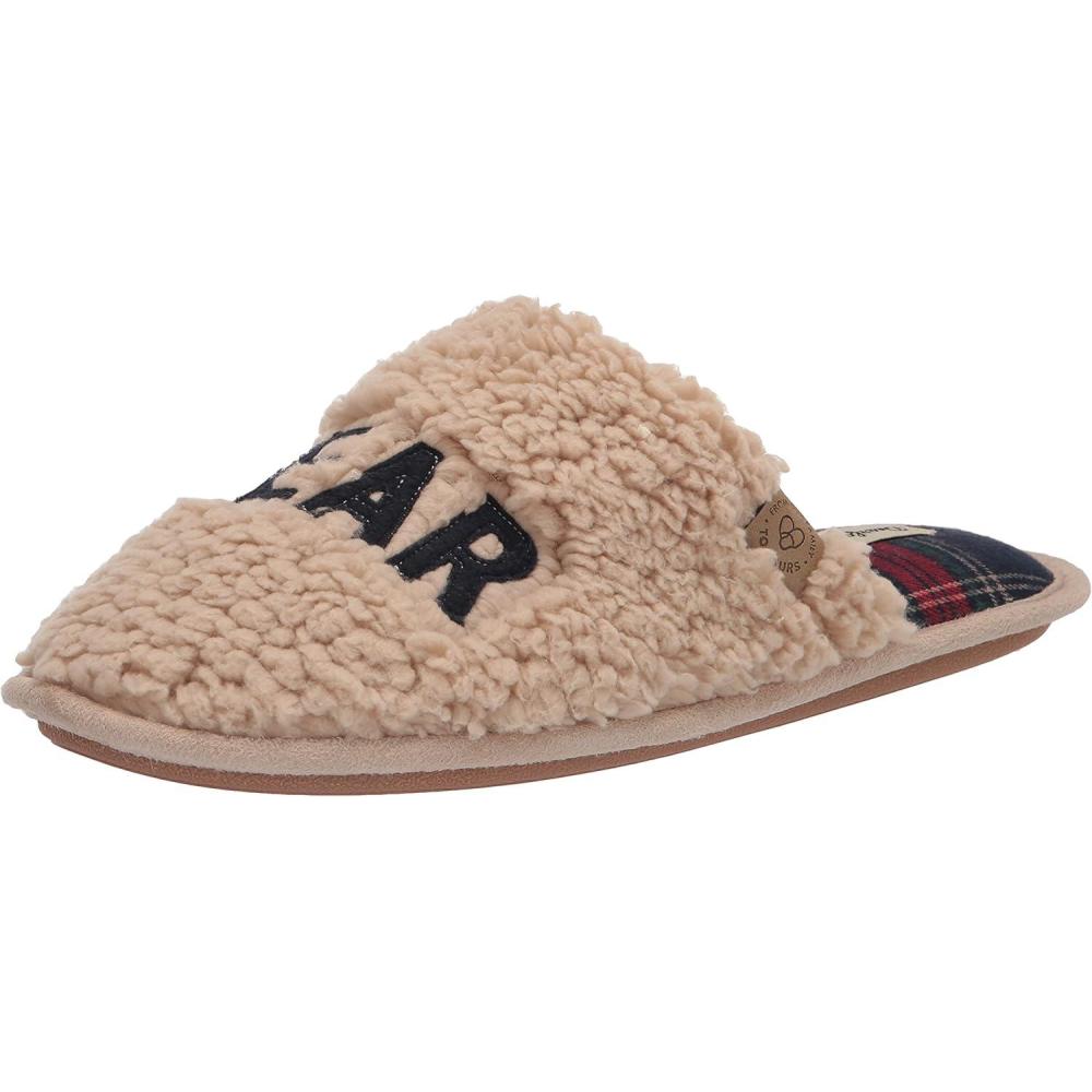 imageDearfoams Mens Grampy Bear SlipperCream