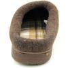 Dearfoams Memory Foam Mens Brown Slipper – Medium (9-10)