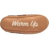 Dearfoams Men’s Original Nylon Warm Up Bootie Slipper(Brown Multi Sherpa)