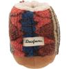Dearfoams Men’s Original Nylon Warm Up Bootie Slipper(Brown Multi Sherpa)