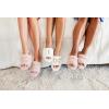 Dearfoams Women’s Giftable I Do & I Do Crew Bride Slippers for Weddings and Bachelorette Party(Bride “I Do”)