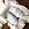 Dearfoams Women’s Giftable I Do & I Do Crew Bride Slippers for Weddings and Bachelorette Party(I Do Blue)