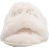 Dearfoams Women’s Giftable I Do & I Do Crew Bride Slippers for Weddings and Bachelorette Party(White)
