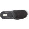 Dearfoams Women’s Ryan Quilted Nylon Clog Slipper(Black)