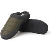 Dearfoams Women’s Ryan Quilted Nylon Clog Slipper(Loden)