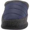 Dearfoams Women’s Ryan Quilted Nylon Clog Slipper(Navy Blazer)