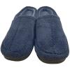 Dearfoams Mens Microterry Clog Slipper(Navy)