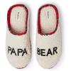 Dearfoams Papa Bear Plaid Clog polyestMemory Foam Slippers (Small (7/8))
