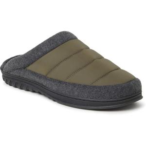 Dearfoams Women’s Ryan Quilted Nylon Clog Slipper(Loden)