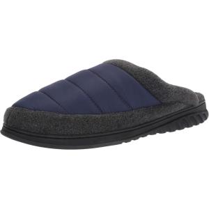 Dearfoams Women’s Ryan Quilted Nylon Clog Slipper(Navy Blazer)