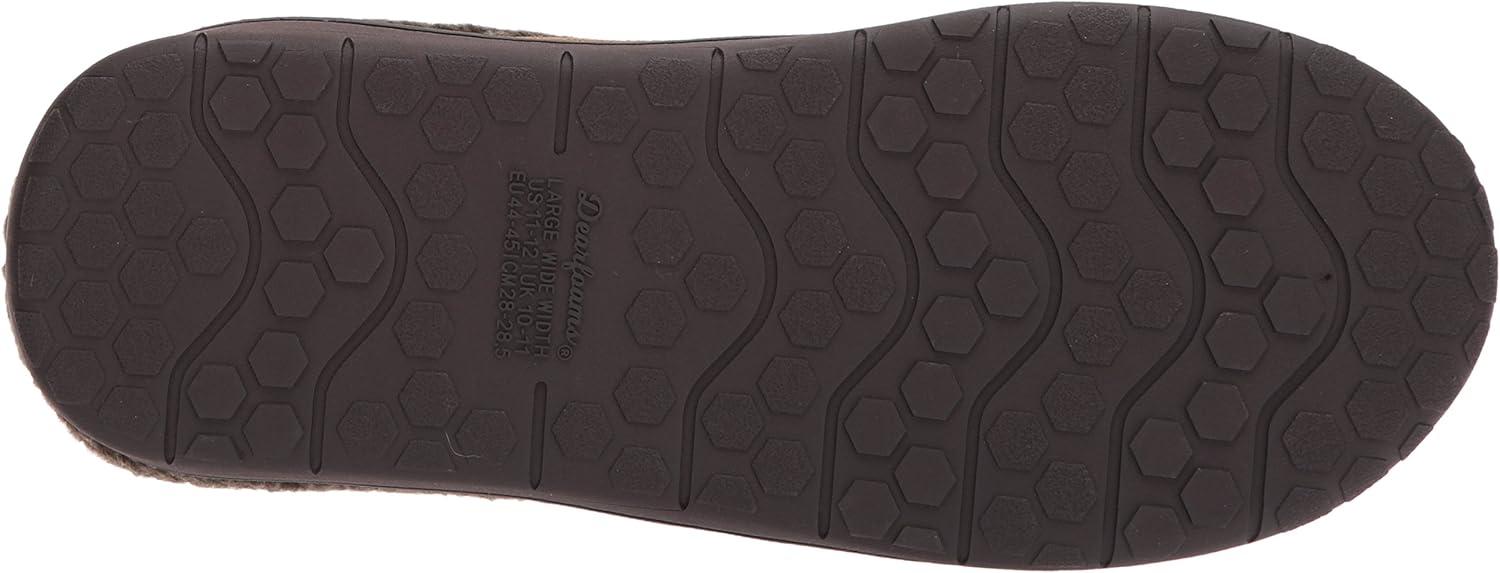 imageDearfoams Mens MFS Clog WWhipstitch amp Mf SlipperChestnut