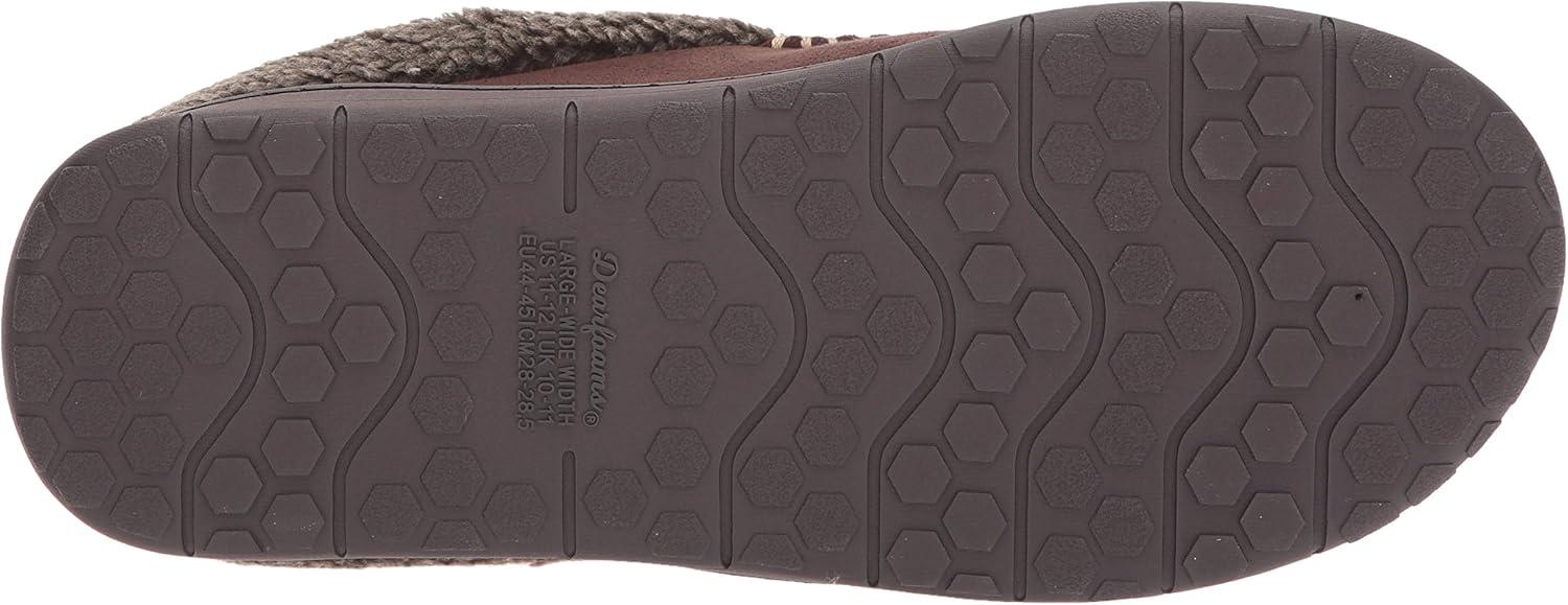 imageDearfoams Mens MFS Clog WWhipstitch amp Mf SlipperCoffee