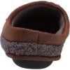 Dearfoams Men’s Asher Quilted Clog with Faux Leather Trim Slipper(Pavement)