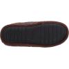 Dearfoams Men’s Asher Quilted Clog with Faux Leather Trim Slipper(Pavement)