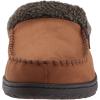 Dearfoams Men’s MFS Clog W/Whipstitch & Mf Slipper(Chestnut)